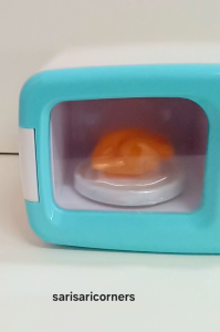 My Home Toy Microwave Oven with rotating plate and digital