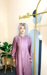 AMEERA DRESS POLO LINEN/GAMIS POLOS SIMPLE ELEGANT