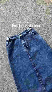Rok Jeans Steetch Panjang: Pilihan Rok Jeans Nyaman & Casual