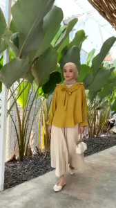 Baju Atasan Wanita Yg Viral Terbaru 2023 Crinkle Korean Style Premium Import Murah Kekinian