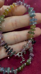 天然碧玺手链tourmaline bracelet