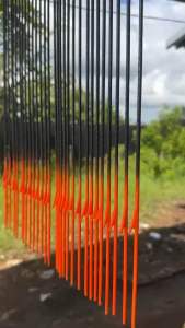 รุ่นหuู  4 มม.  ความยาว 70 เซน แบบ 1 ชิ้น