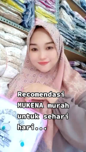 Mukena Wanita Dewasa Tabur Seribu Bunga Bahan Katun Adem Banget Murah Tapi Berkualitas