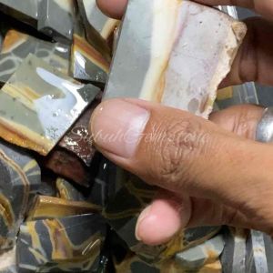Bahan batu akik jasper daud / natural batu akik jasper daud / lempengan batu jasper daud
