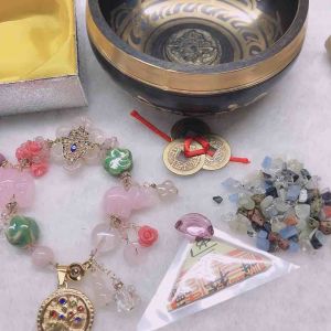 Firtune Bliss Pink Chinese Knotted Evil Eye Hand & Tree Of Life Over All Good Luck Charms Bracelet