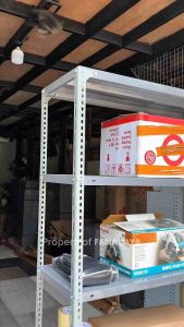 Rak Besi Siku Lubang 5 Tingkat Susun Serbaguna Gudang Kantor Warung Toko