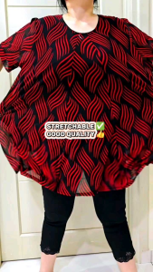 WOMEN CASUAL 4XL FLOWER BLOUSE SHIRT.