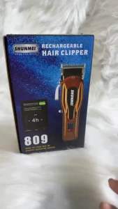 ปัตตาเลี่ยนไร้สายชาร์จไฟรุ่นKM-809สีเขียว