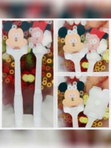 Terlaris kekinian PROMO tongkat tol etoll e toll tongsis etoll tongtoll tongtol etol murah Karakter Mickey Minnie Mouse Putih