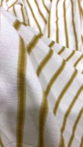 vải voan xốp sọc dọc màu vàng đậm _( khổ 1m5) may đầm váy áo kiểu vv