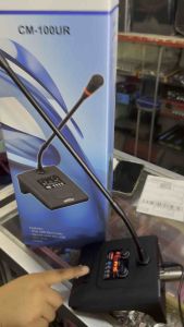 Kevler CM-100UR Condenser Desk Microphone with Chime Multi-function Paging Microphone CM100UR