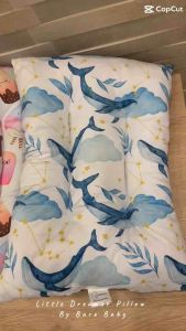 Bare Baby Little Dreamer Pillow – Soft Flat Baby Pillow for Newborn Infant & Toddler | Lightweight.