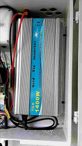 Grid Tie Inverter กริดไทร์ อินเวอร์เตอร์ 1400W แบบ Pure sine wave สำหรับแผง 36VDC มีระบบป้องกัน ผลิตไฟได้ดี ทนทาน ผ่านการใช้งานจริงทดสอบจากร้านเรา