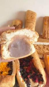 ปังปัง 85 องศา ขนมปังเจ้าดังท่าน้ำนนท์ ชิ้นใหญ่ ไส้เยอะ ไส้ทะลัก