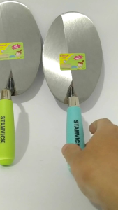 Sendok tembok bangunan ukuran 7 inchi gagang fiber Stainles steel