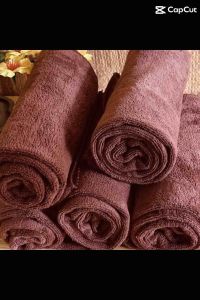 Khăn Tắm Gội Coton Nhiều Màu Siêu Thấm Nước Không Xù Lông( Giao màu ngẫu nhiên )35×75cm