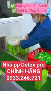 BÍ XANH detox Pr CHÍNH HÃNG  2 HỘP  Giá sĩ ( 40 gói)