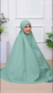 Telekung Travel Mini parasoot poach 3in1/Telekung top+kain+Bag