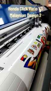 HONDA CLICK VARIO V3 MALAYSIAN DESIGN 2 DECALS (WATERPROOF LAMINATED FADE PROOF)