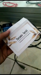 Amplop Custom Nama 1box Isi 100pcs Ukuran 110x70 Full Print