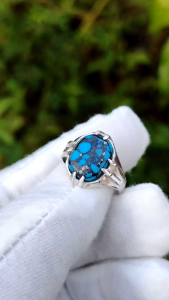 Natural Firus Arizona spiderweb silver kuku kambing