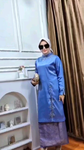 Baju Kurung Melayu Kekinian Terbaru Baju Kondangan Pesta Mewah Modern