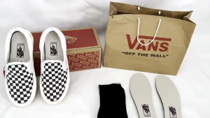 Sepatu Vans Pria Slip On Murah Tanpa Tali Casual Kanvas Sepatu Slop Cowok Sekolah