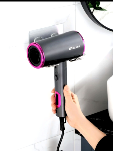 High Quality Hair Dryer Holder Rack Wall Mounted Hair Dryer Holders Bathroom Organizer Rack Shelf Bathroom Accessories Stainless steel