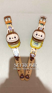 JAM TANGAN ANAK KOTAK DIGITAL LABUBU LAMPU MUSIK WARNA WARNI UI
