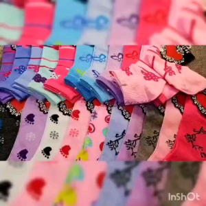KAOS KAKI MATA KAKI / KAOS KAKI PENDEK MOTIF CEWEK / KAOS KAKI WANITA / WOMEN SOCKS / MK7830
