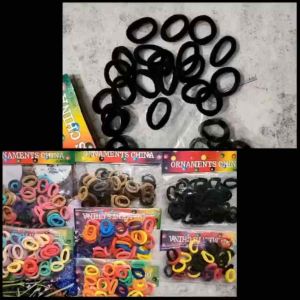 IKAT RAMBUT DONAT MINI WARNA-WARNI / IKAT KARET RAMBUT DONAT / KUNCIRAN RAMBUT WARNA MURAH / SCRUNCHIE | SCO-783521