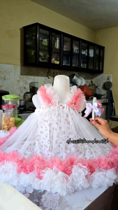 Dress Anak Perempuan Motif Katun bunga - Fashion Casual Anak Usia Pra-Sekolah