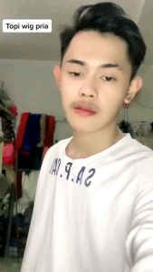 Topi Wig Pria Logo Suporter: Aksesoris Suporter Olahraga yang Nyaman & Tahan Lama