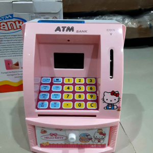 Mainan Mini ATM Karakter Hello Kitty & Frozen Paw Patrol
