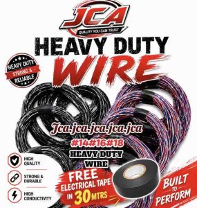 Original Automotive Wire Electrical Car Wire Pure Copper 16 & 18 Gauge 5 Meters Heavy Duty Wire Strong & Reliable High Quality Durable Free Electrical Tape 30 Mtrs Built to Perform