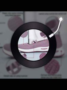 LVA011 Sepatu Slip On Wanita Rajut Sepatu Sport Wanita Premium Quality Sepatu Flat Shoes Karet -size36-41