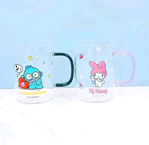 GELAS IMPORT SANRIO / MUG BENING IMPORT / GELAS MELODY / CANGKIR POCHCACCO CINNAMOROLL