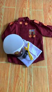 BAJU PROFESI ANAK AKPOL(MAROON)/SERAGAM/KOUSTUM