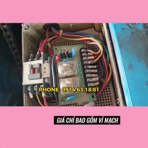 Bảng vỉ mạch điện tử lắp cho máy uốn sắt phi 25 của hàn quốc