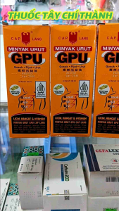 Dầu GPU hiệu Chim Ưng Indonesia. Giải pháp cho mọi cơn đau(lưng tay chây vai gáy). Bong gân trật khơp.
