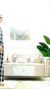 gamis kotak linen terbaru dan flanel busui friendly adem dan nyaman