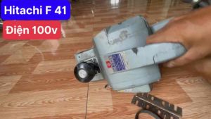Máy bào gỗ Hitachi - hàng bãi Nhật dùng điện 100 Volt lưỡi 136mm