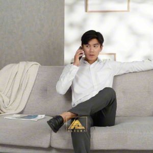 Celana Kerja Pria Formal Slimfit Drag Grey