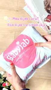 Babyjab Hijab Ice Cream Jilbab Anak Bayi Balita
