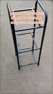 RAK GALON BAHAN BESI KUAT TAHAN PATAH HARGA MASIH PEROMO