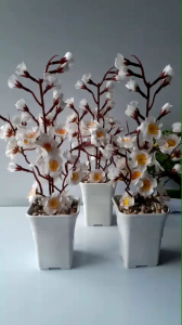 DODORY PT26 Pot Tanaman Hias Bunga Sakura Hias Plastik Ornamen Pot Plastik / bunga hias ruang tamu