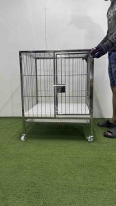 2x2x2.5 ft 1door framed.. STAINLESS 304 DOG CAGE.. HEAVY DUTY