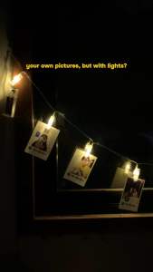 Led Clip Lights 10 bulbs and 10 pictures with Instax Inspired Photos