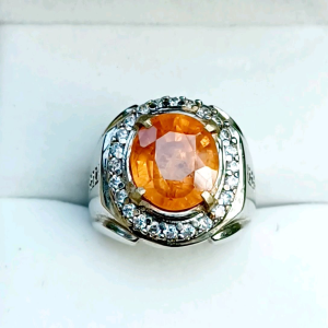 CINCIN BATU YELLOW SAPPHIRE CUTTING HIGH QUALITY