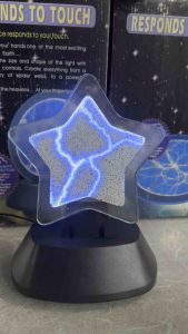 Ready Stock Plasma Plate Invisible Plasma Star Shape Magic Lamp Star Led lighting Green Respond To Touch Lamp